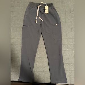 Figs - high waisted yola skinny pants. Dark harbor